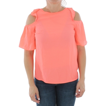 textil Dame T-shirts m. korte ærmer Naf Naf JULIETTE 16 ROSE NEON Orange