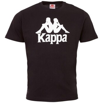 textil Dreng T-shirts m. korte ærmer Kappa Caspar Kids Sort
