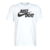 textil Herre T-shirts m. korte ærmer Nike NSTEE JUST DO IT SWOOSH Hvid / Sort