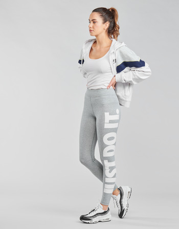 textil Dame Leggings Nike NSESSNTL GX HR LGGNG JDI Grå / Hvid