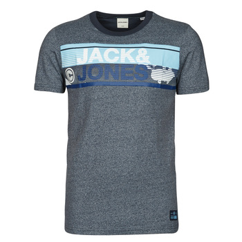 textil Herre T-shirts m. korte ærmer Jack & Jones JCONICCO Marineblå
