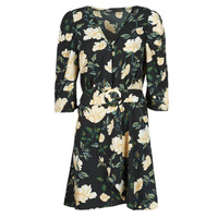 textil Dame Korte kjoler Only ONLEVE 3/4 SLEEVE SHORT DRESS WVN Sort