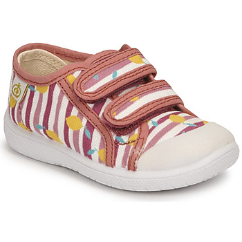 Sko Pige Lave sneakers Citrouille et Compagnie GLASSIA Pink / Trykt
