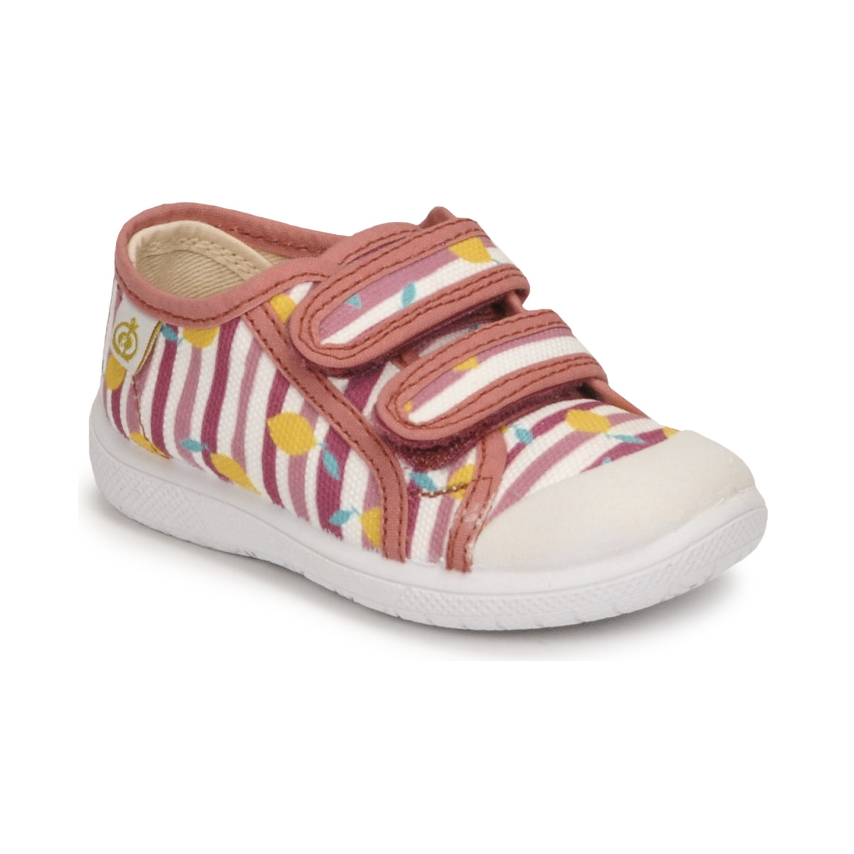 Sko Pige Lave sneakers Citrouille et Compagnie GLASSIA Pink / Trykt