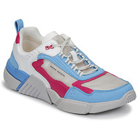 Sko Dame Lave sneakers Skechers BLOCK/WEST Hvid / Blå / Pink