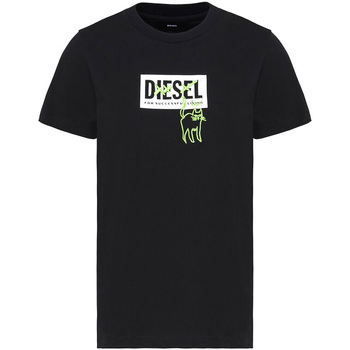 textil Dame T-shirts & poloer Diesel A00255 0HERA Sort