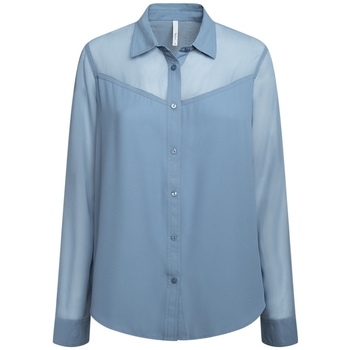 textil Dame Skjorter / Skjortebluser Pepe jeans PL303835 Blå