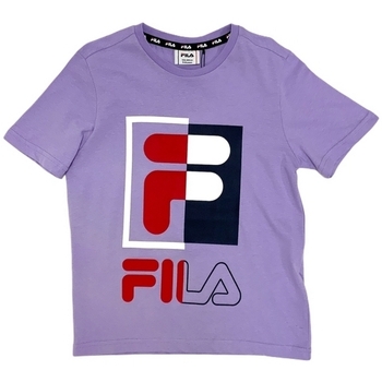 textil Børn T-shirts m. korte ærmer Fila 688149 Violet