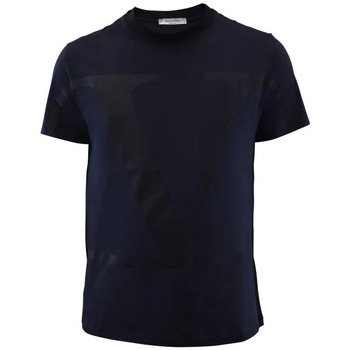 textil Herre T-shirts & poloer Valentino  Blå