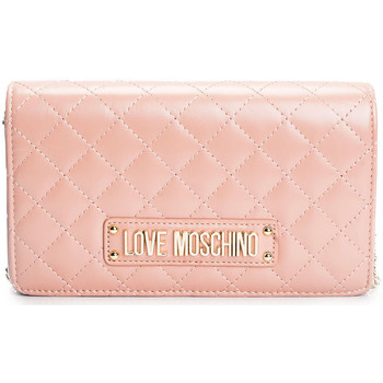 Tasker Dame Håndtasker m. kort hank Love Moschino JC4118PP17LA | Quilted Nappa Rosa Pink