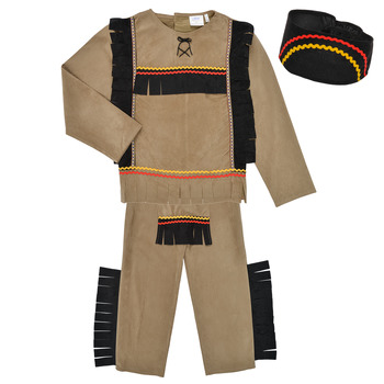textil Dreng Forklædninger Fun Costumes COSTUME ENFANT INDIEN BIG BEAR Flerfarvet