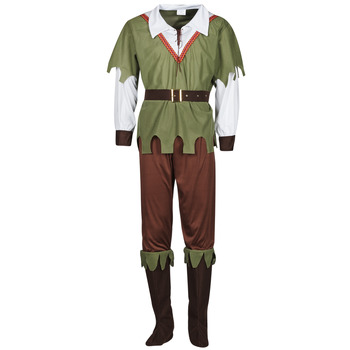 textil Herre Forklædninger Fun Costumes COSTUME ADULTE FOREST HUNTER Flerfarvet