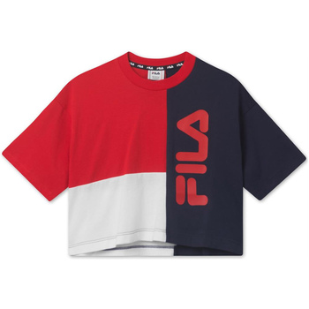 textil Børn T-shirts m. korte ærmer Fila 687998 Rød