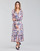 textil Dame Lange kjoler Only ONLZOE Hvid / Flerfarvet