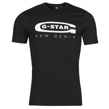 textil Herre T-shirts m. korte ærmer G-Star Raw GRAPHIC 4 SLIM Sort