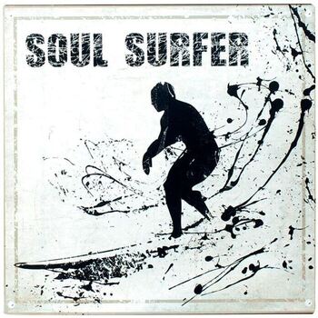 Indretning Små statuer og figurer Signes Grimalt Vægplade -Soul Surfer Flerfarvet