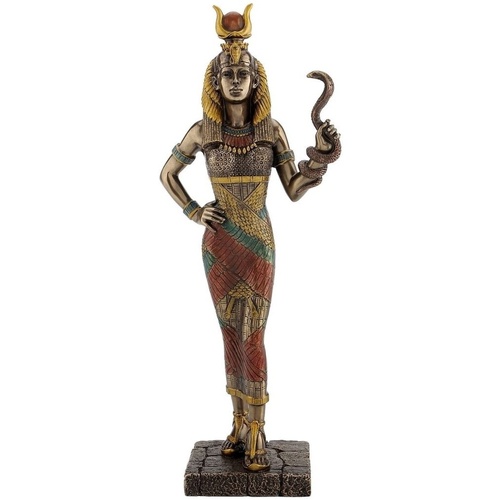 Indretning Små statuer og figurer Signes Grimalt Hathor-Egyptisk Gudinde Guld