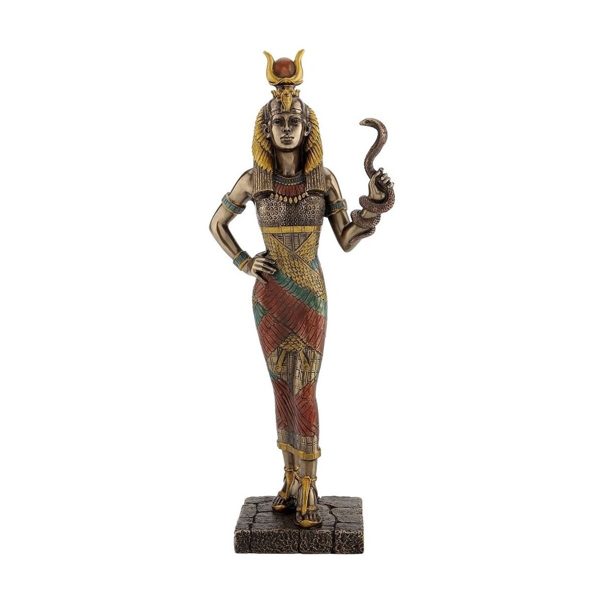Indretning Små statuer og figurer Signes Grimalt Hathor-Egyptisk Gudinde Guld