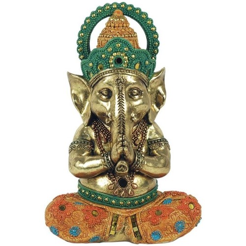 Indretning Små statuer og figurer Signes Grimalt Ganesha Yoga Figur Guld