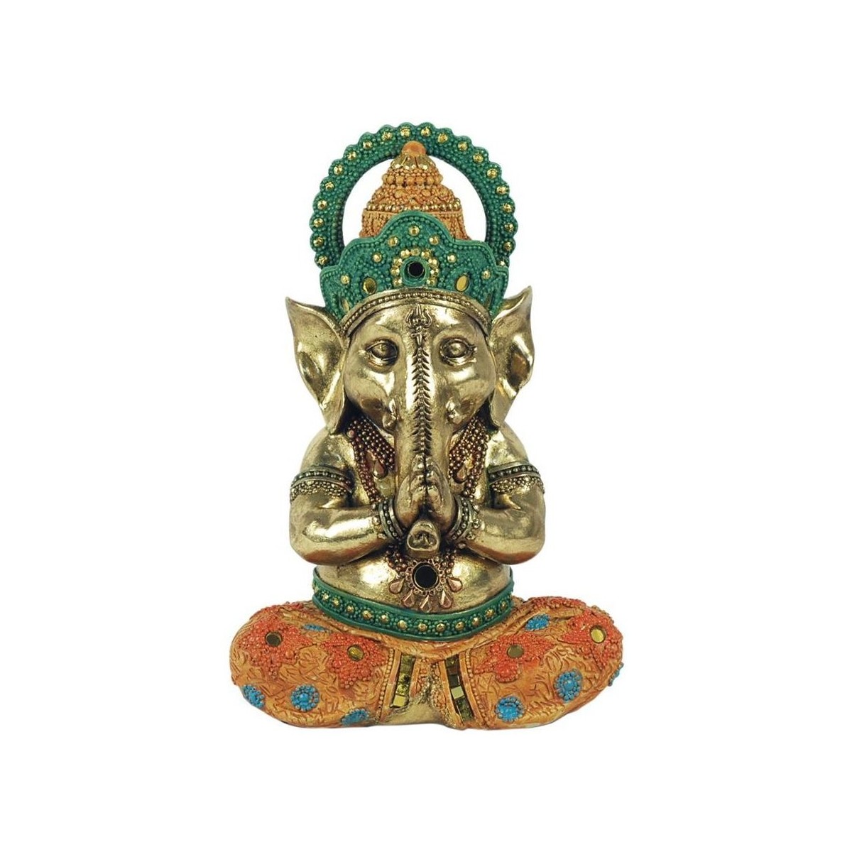 Indretning Små statuer og figurer Signes Grimalt Ganesha Yoga Figur Guld