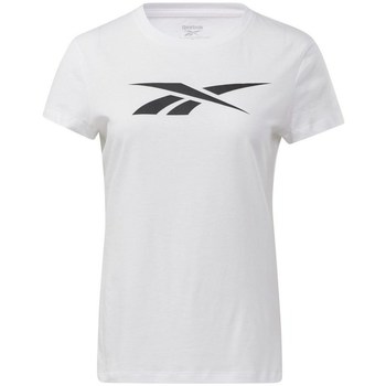 textil Dame T-shirts m. korte ærmer Reebok Sport Training Essentials Vector Graphic Hvid