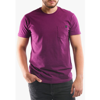 textil Herre T-shirts & poloer Edwin T-shirt avec poche violet