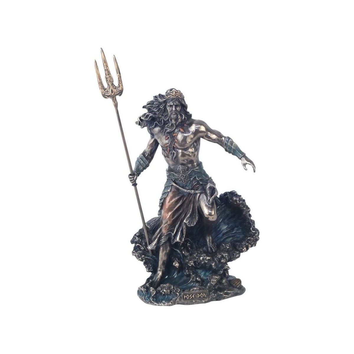 Indretning Små statuer og figurer Signes Grimalt Diosiego-Poseidon-Dios Mar Sølv