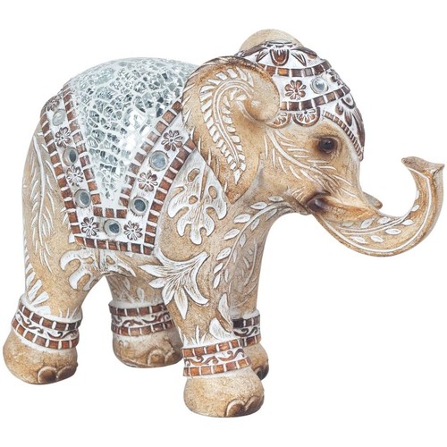Indretning Små statuer og figurer Signes Grimalt Elefant Med Spejle Brun