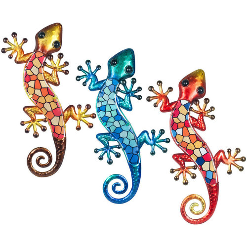 Indretning Små statuer og figurer Signes Grimalt Crystal Lizard 3U Flerfarvet