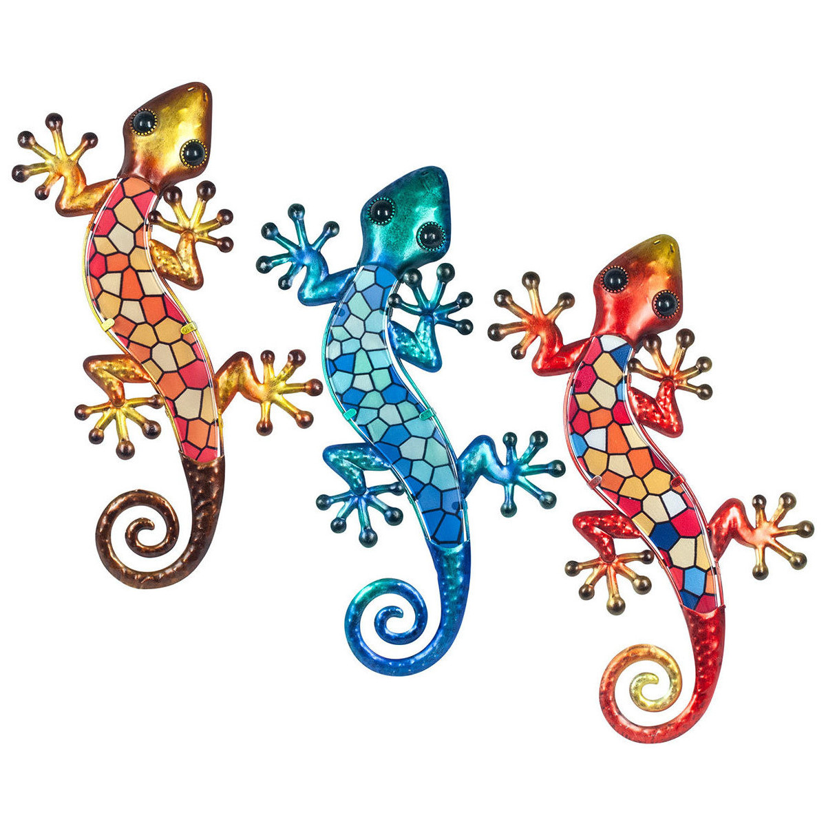 Indretning Små statuer og figurer Signes Grimalt Crystal Lizard 3U Flerfarvet