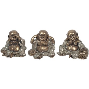 Indretning Små statuer og figurer Signes Grimalt Små Gyldne Buddhaer 3U Guld