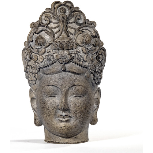 Indretning Små statuer og figurer Signes Grimalt Hoved Buddha Beige