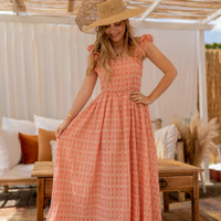 textil Dame Lange kjoler Céleste AURORE Pink