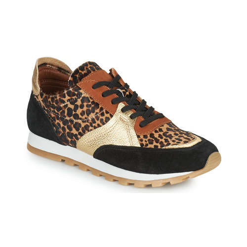 Sko Dame Lave sneakers JB Martin GLOIRE Mix / Leopard / Sort