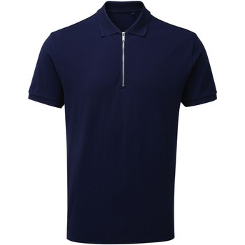 textil Herre Polo-t-shirts m. korte ærmer Asquith & Fox AQ013 Blå