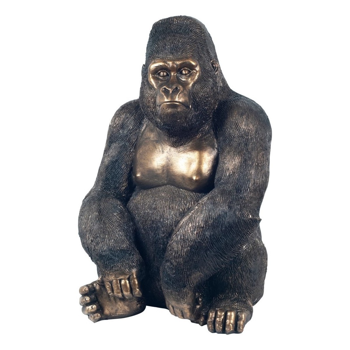 Indretning Små statuer og figurer Signes Grimalt Gorilla Guld