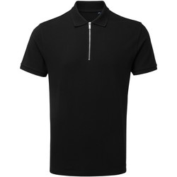 textil Herre Polo-t-shirts m. korte ærmer Asquith & Fox AQ013 Black