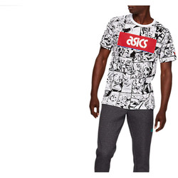 textil Herre T-shirts m. korte ærmer Asics TF M Graphic SS 1 Tee Hvid