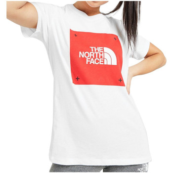 textil Dame T-shirts & poloer The North Face SS BOX Hvid