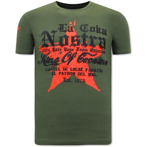 textil Herre T-shirts m. korte ærmer Local Fanatic 119088322 Grøn