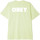 textil Herre T-shirts & poloer Obey bold Grøn