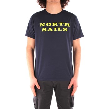 textil Herre T-shirts m. korte ærmer North Sails 692695 Blå
