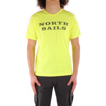 textil Herre T-shirts m. korte ærmer North Sails 692695 Gul
