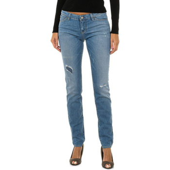 textil Dame Bukser Armani jeans 3Y5J06-5D0UZ-1500 Blå