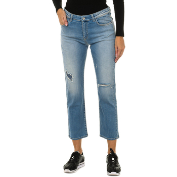 textil Dame Bukser Armani jeans 3Y5J10-5D0UZ-1500 Blå