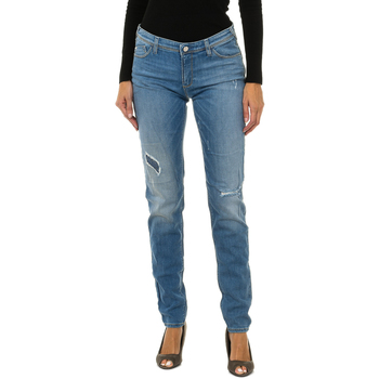 textil Dame Bukser Armani jeans 3Y5J28-5D0UZ-1500 Blå