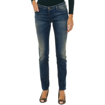 textil Dame Bukser Armani jeans 6X5J06-5D06Z-1500 Blå