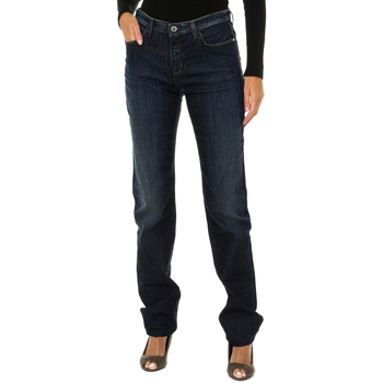 textil Dame Bukser Armani jeans 6X5J85-5D0DZ-1500 Blå