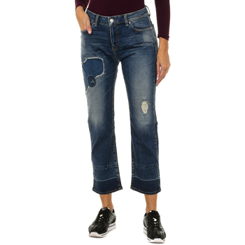 textil Dame Bukser Armani jeans 6Y5J06-5D2XZ-1500 Blå