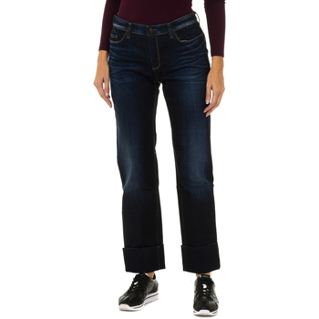 textil Dame Bukser Armani jeans 6Y5J11-5D2UZ-1500 Blå